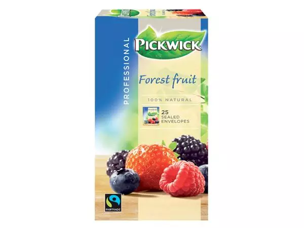 Een Thé Pickwick Fair Trade fruits des bois 25x 1,5g koop je bij QuickOffice BV