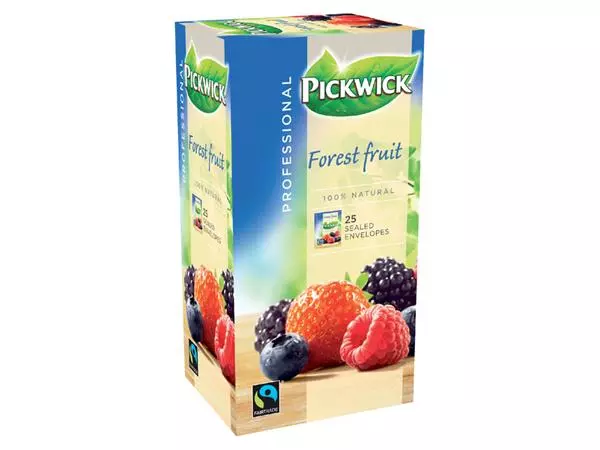 Een Thee Pickwick Fair Trade forest fruit 25x1.5gr koop je bij NiceSupplies.nl