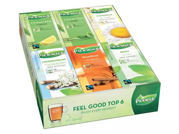 Buy your Thee Pickwick multipack original 6x25st feel good at QuickOffice BV