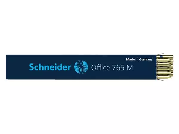 Een Balpenvulling Schneider 765 Office medium blauw koop je bij Kantoorvakhandel van der Heijde