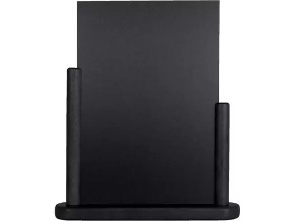 Een Krijtbord Securit 23x20x6cm zwart hout koop je bij EconOffice