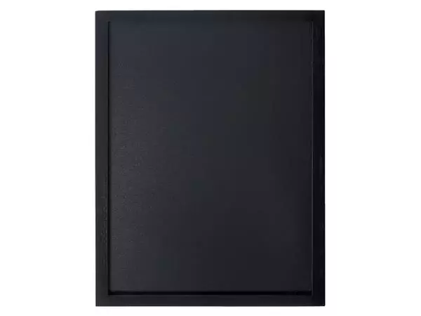 Een Krijtbord Securit wand 40x60cm zwart hout koop je bij EconOffice