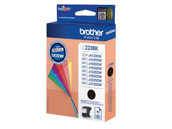 Een Inktcartridge Brother LC-223BK zwart koop je bij NiceSupplies.nl