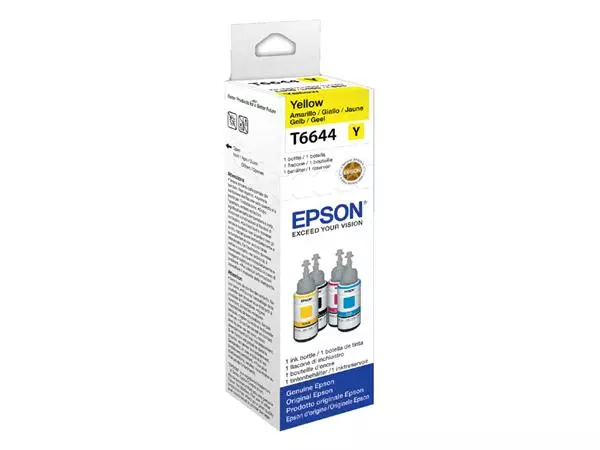 Een Navulinkt Epson T6644 geel koop je bij NiceSupplies.nl