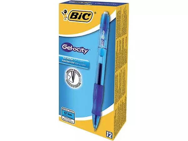 Een GELSCHRIJVER BIC GELOCITY M BLAUW koop je bij Kantoorvakhandel van der Heijde