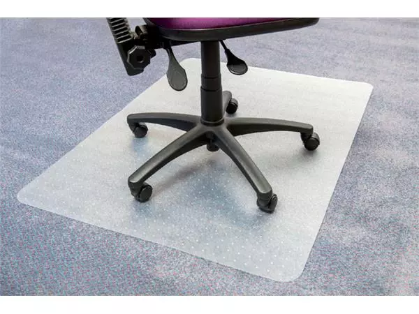 Een Stoelmat Floortex PVC 120x150cm voor zachte vloeren koop je bij Buro De Peuter