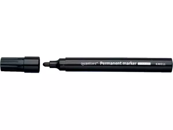 Een Permanent marker Quantore rond 1-1.5mm zwart koop je bij Unimark Office B.V.