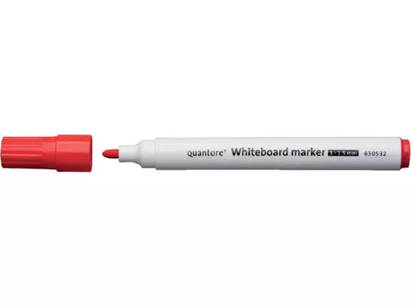 Een Whiteboardstift Quantore rond 1-1.5mm rood koop je bij Kantoorvakhandel van der Heijde