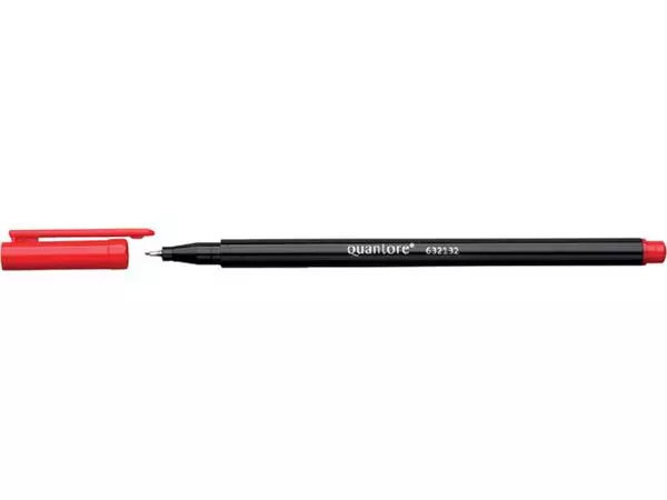 Een Fineliner Quantore rood 0.4mm koop je bij NiceSupplies.nl