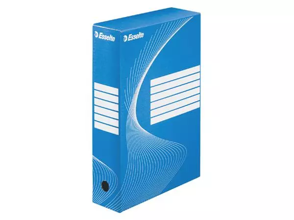 Een Archiefdoos Esselte Boxycolor 80mm 352x250mm blauw koop je bij KantoorProfi België BV