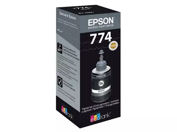 Een Navulinkt Epson 774 T7741 zwart koop je bij Tonerinktshop