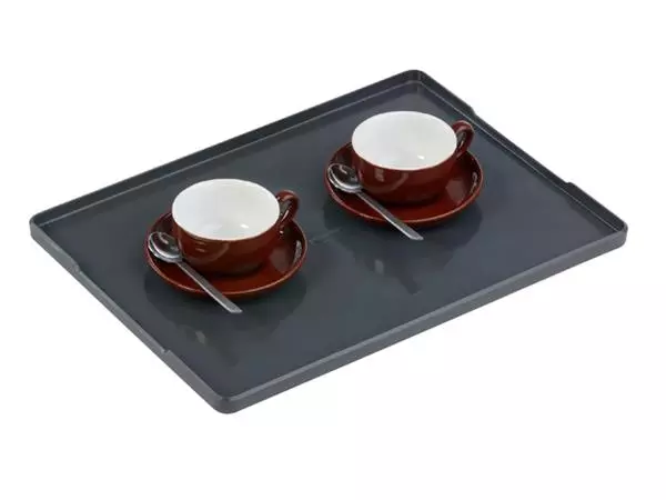 Een Coffee Point Tray Durable 3387-58 antraciet koop je bij Buro De Peuter