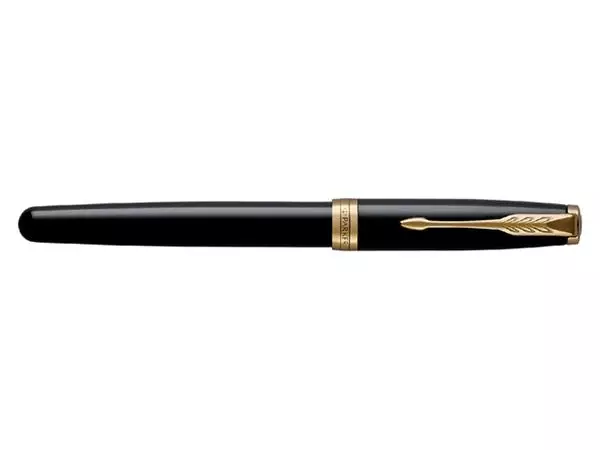 Een Rollerpen Parker Sonnet black lacquer GT fijn koop je bij Goedkope Kantoorbenodigdheden