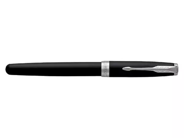 Een Vulpen Parker Sonnet matte black CT fijn koop je bij NiceSupplies.nl