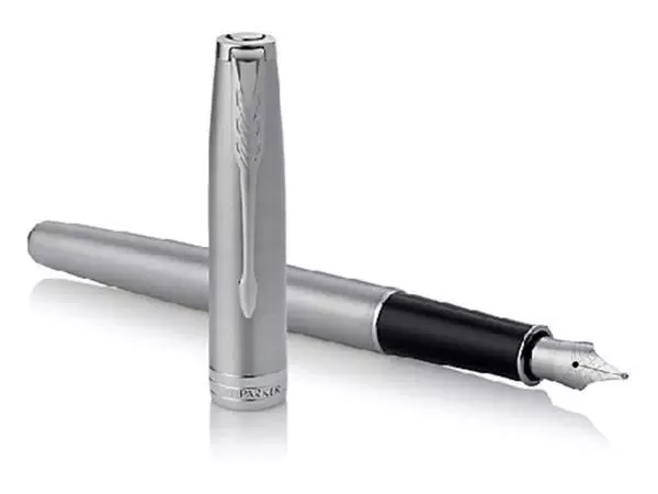 Een Vulpen Parker Sonnet stainless steel CT fijn koop je bij QuickOffice BV