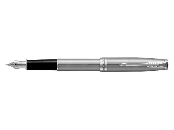 Een Vulpen Parker Sonnet stainless steel CT medium koop je bij The Cartridge Company