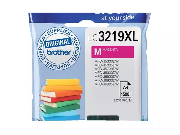 Een Inktcartridge Brother LC-3219XLM rood koop je bij KantoorProfi België BV