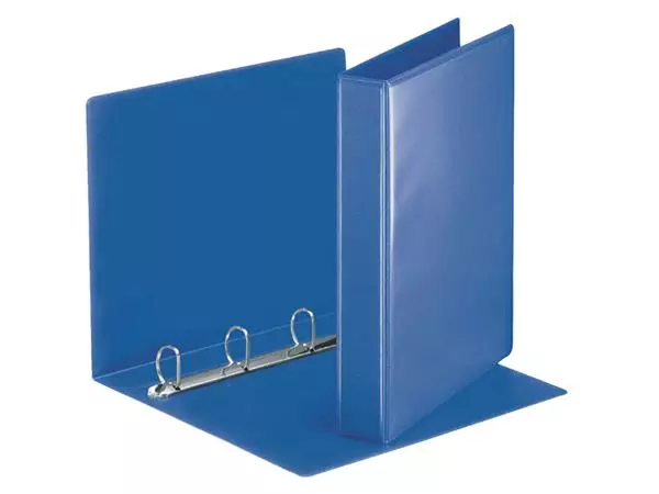 Een Presentatieringband Esselte A4 4-rings D-mech 30mm blauw koop je bij Van Leeuwen Boeken- en kantoorartikelen