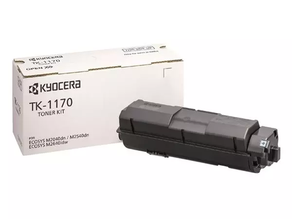 Een TONER KYOCERA TK-1170K ZWART koop je bij Kantoorvakhandel van der Heijde