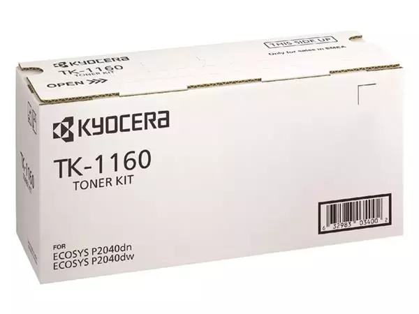 Een Toner Kyocera TK-1160K zwart koop je bij KantoorProfi België BV