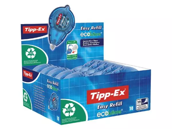 Een Correctieroller Tipp-ex easy refill ecolutions 5mmx14m koop je bij Klik Office BV