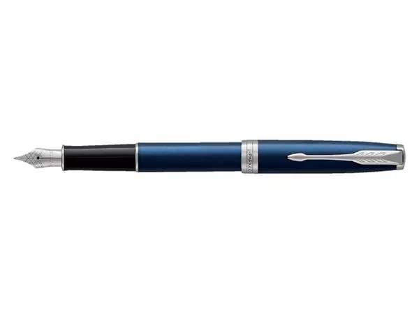 Een Vulpen Parker Sonnet blue lacquer CT medium koop je bij MV Kantoortechniek B.V.