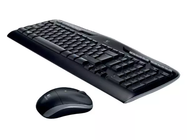 Een TOETSENBORD LOGITECH MK330 + MUIS DRL ZWART koop je bij Kantoorvakhandel van der Heijde