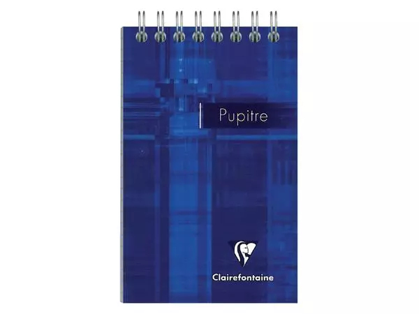 Een Notitieboek Clairefontaine Puptire 75x120mm spiraal lijn koop je bij Buro De Peuter