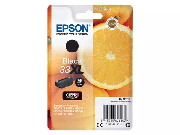 Een Inktcartridge Epson 33XL T3351 zwart koop je bij NiceSupplies.nl