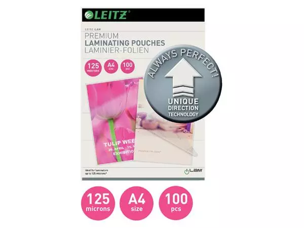 Lamineerhoes Leitz iLAM A4 2x125micron 100stuks