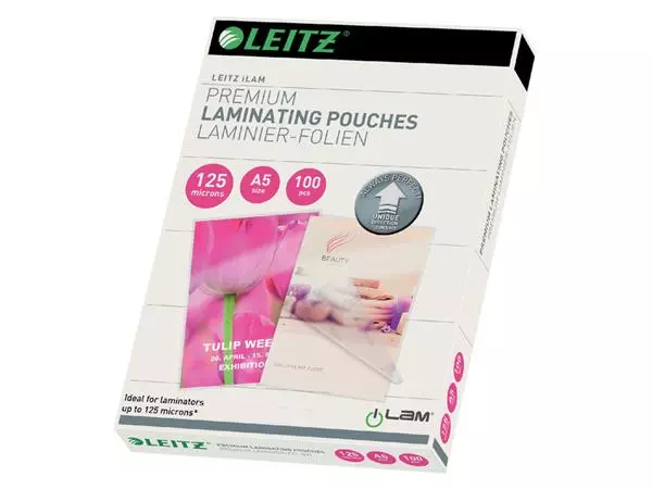 Een Lamineerhoes Leitz iLAM A5 2x125micron 100stuks koop je bij NiceSupplies.nl