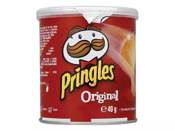 Een CHIPS PRINGLES ORIGINAL 40 GRAM koop je bij Kantoorvakhandel van der Heijde