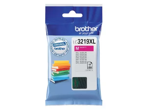 Een Inktcartridge Brother LC-3219XLM rood koop je bij Kantoorvakhandel van der Heijde