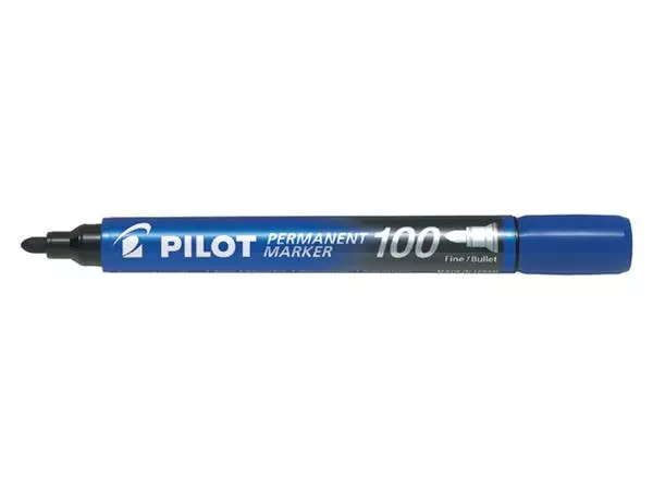 Een Viltstift PILOT 100 rond fijn blauw doos à 15+5 gratis koop je bij KantoorProfi België BV