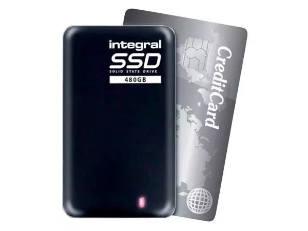 Een SSD Integral extern portable 3.0 120GB koop je bij Van Leeuwen Boeken- en kantoorartikelen