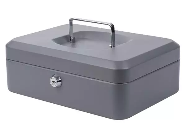 Een Coffret caisse Pavo 250x180x90mm gris koop je bij QuickOffice BV