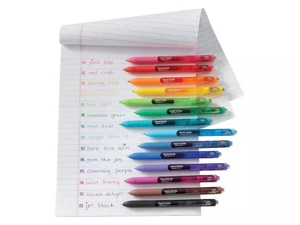 Een Gelschrijver Paper Mate Inkjoy medium zwart koop je bij Buro De Peuter