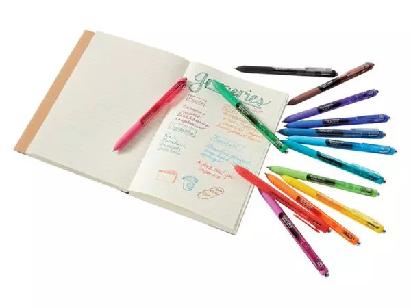 Een Gelschrijver Paper Mate Inkjoy medium rood koop je bij NiceSupplies.nl