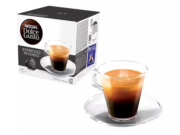 Een Koffiecups Dolce Gusto Espresso Intenso 16 stuks koop je bij Buro De Peuter