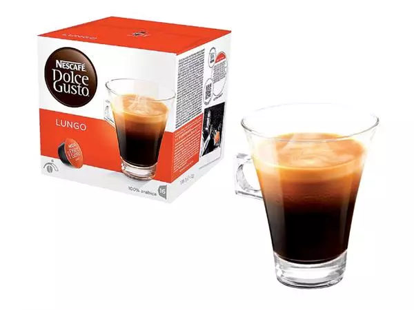 Een Koffiecups Dolce Gusto Lungo 16 stuks koop je bij NiceSupplies.nl