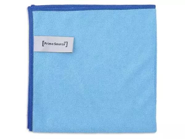 Een Microvezeldoek Primesource professional 38x38cm blauw pak à 10 stuks koop je bij Kantoorvakhandel van der Heijde