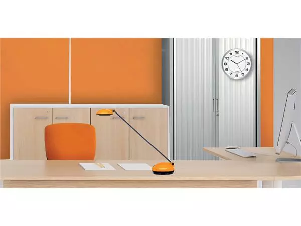 Buy your Wandklok Unilux Attraction Ø 22cm lichtgrijs/wit at QuickOffice BV