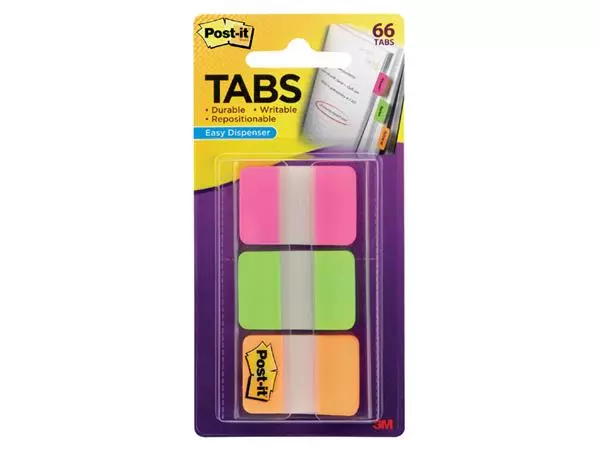 Een INDEXTABS POST-IT 686PGO 25X38MM STRONG ASSORTI koop je bij Kantoorvakhandel van der Heijde