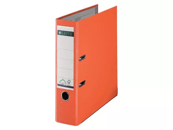 Buy your Ordner Leitz 1010 180° 80mm PP A4 oranje at QuickOffice BV