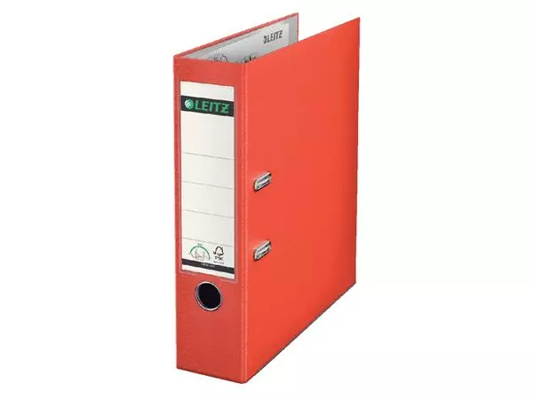 Een Classeur à levier Leitz 1010 180° A4 80mm PP rouge clair koop je bij QuickOffice BV