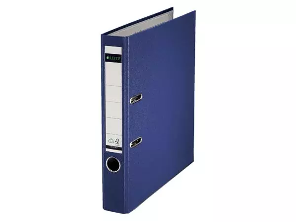 Een Classeur à levier Leitz 1015 180° A4 52mm PP bleu koop je bij QuickOffice BV