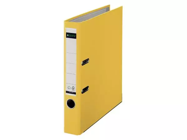 Een Classeur à levier Leitz 1015 180° A4 52mm PP jaune koop je bij QuickOffice BV