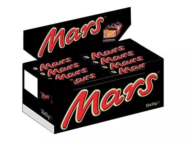 Een SNOEP MARS REEP 32X51 GRAM koop je bij Kantoorvakhandel van der Heijde