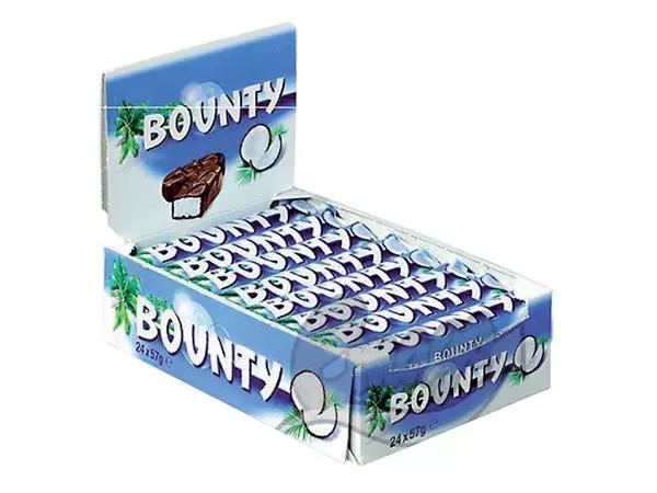 Een SNOEP BOUNTY REEP 24X57 GRAM koop je bij Kantoorvakhandel van der Heijde