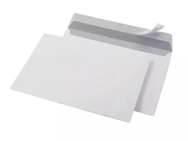 Een Envelop Quantore bank C6 114x162mm zelfklevend wit 25stuks koop je bij MV Kantoortechniek B.V.